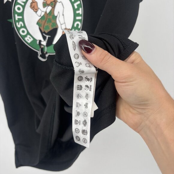 Boston Celtics NBA Sleeveless Jersey #46 Mens Size Large Tank Top Black Green - Picture 5 of 9